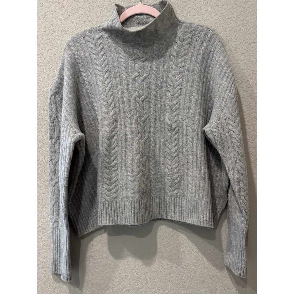 Ralph Lauren Black Label Cashmere Blend Gray Sweater Women’s L